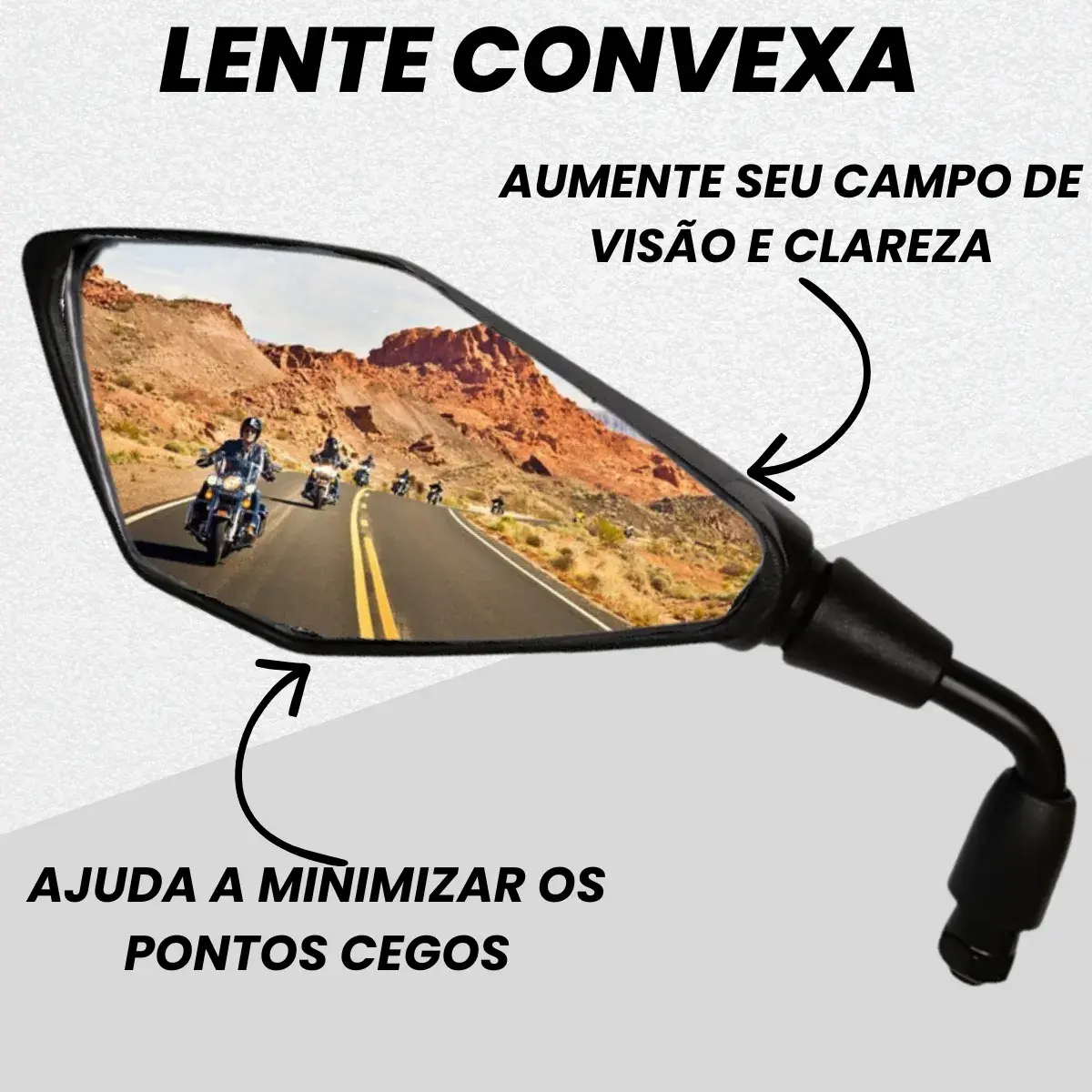 Espelho Retrovisor Modelo Kawasaki Z400