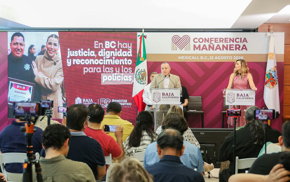 FORTALECE BAJA CALIFORNIA LA DIGNIFICACIÓN POLICIAL CON MEJORES SALARIOS, PENSIONES Y PRESTACIONES