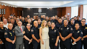 RECONOCE GOBIERNO DE BAJA CALIFORNIA A MÁS DE MIL 500 BOMBERAS Y BOMBEROS CON ESTÍMULOS ECONÓMICOS