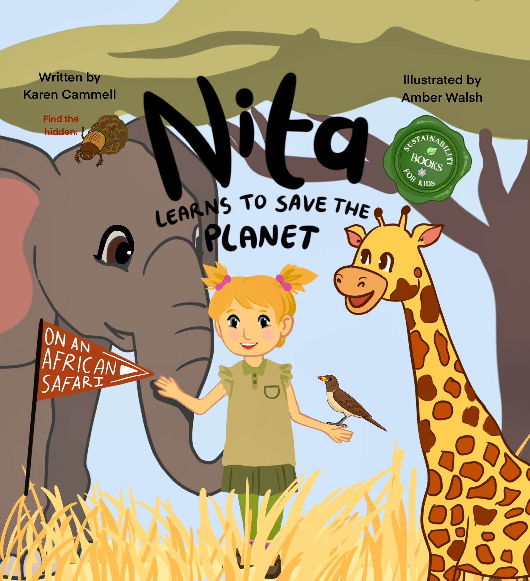 On an African Safari - (A children's book about wildlife conservation)