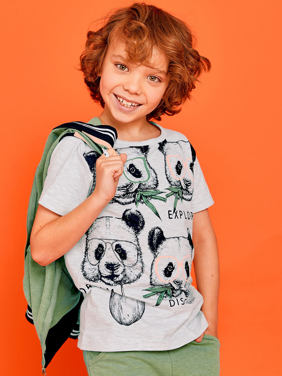 Thumbnail: Explorer Set (Pants, T-Shirt & Zipper Top)
