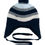 Thumbnail: Stiped Two Ties Winter Hat for Boys Lined w Cotton