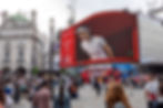 vodafone ads on large screen