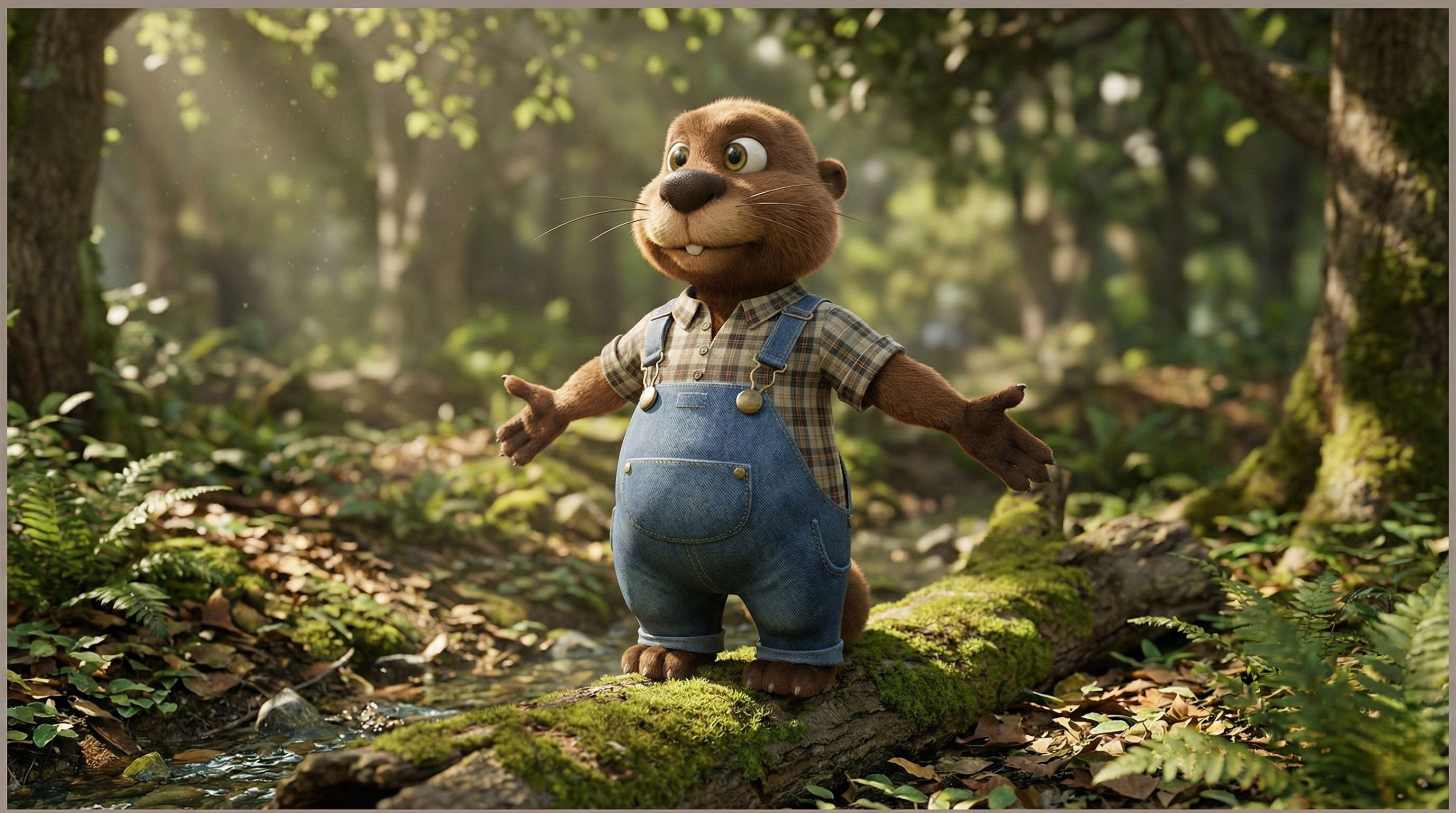 3D creature modeling designed for rigging and motion capture adaptation