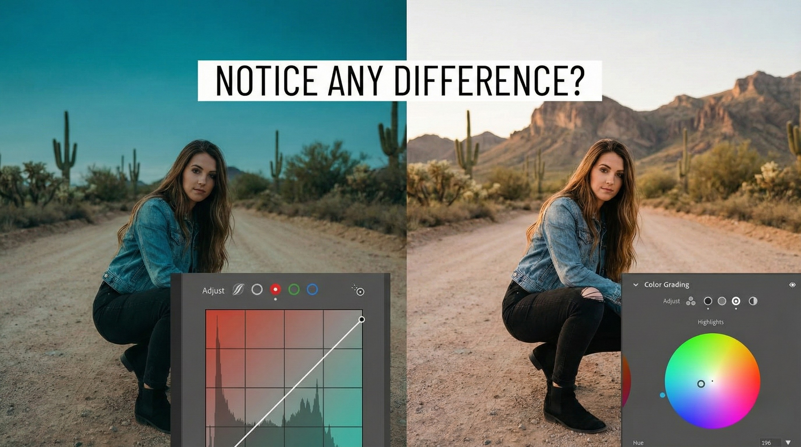 Cinematic color grading review for advertising production