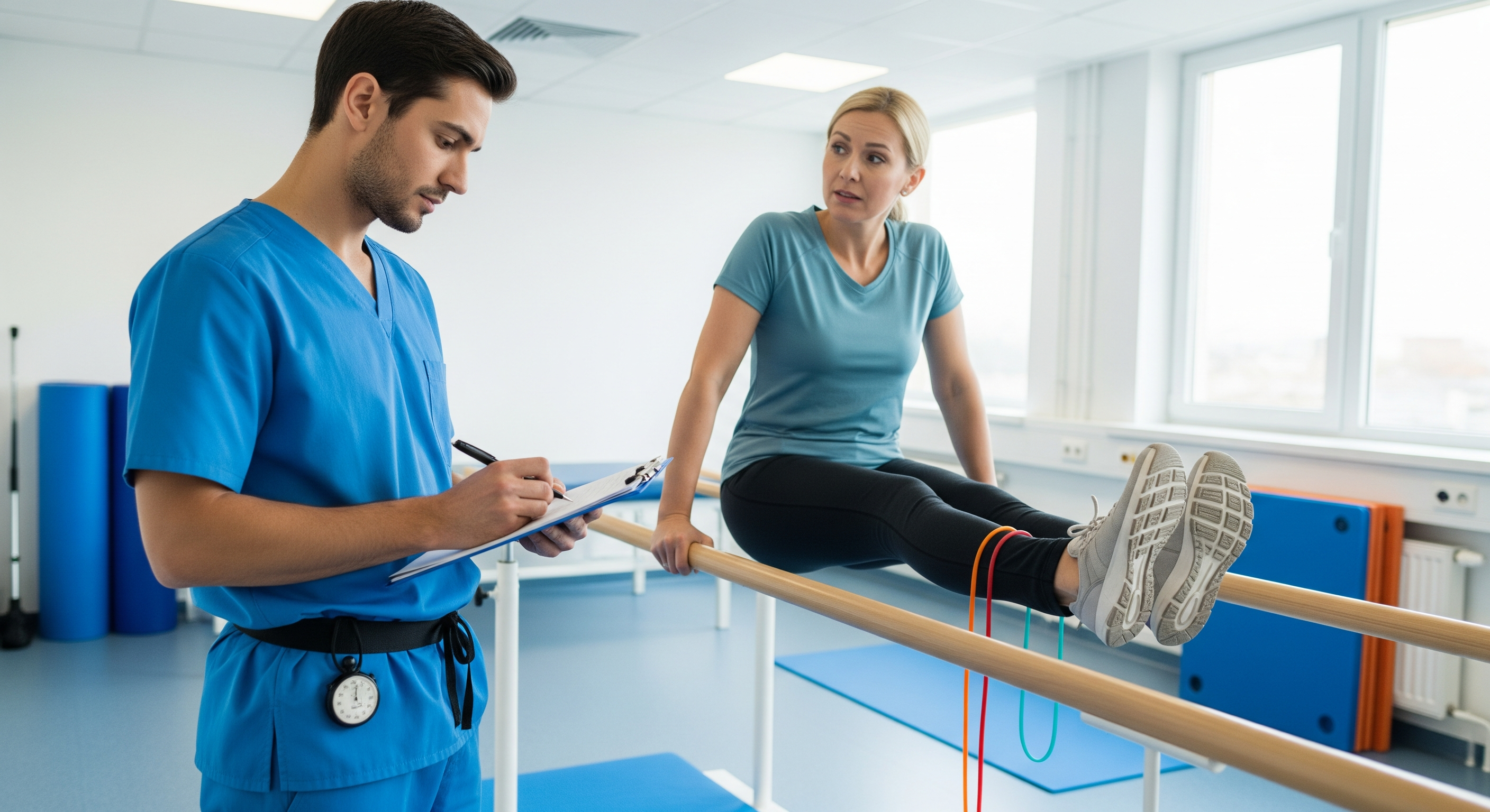 Illustrative healthcare technology scene