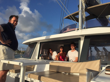 Sailing a catamaran 7-Day Sailing Itinerary in Grenada and St. Vincent & The Grenadines