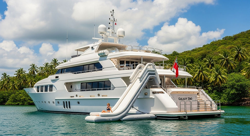 Costa Rica Yacht Charter - Galaxy Zibó slide