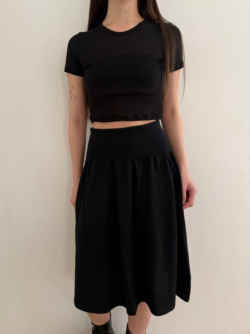 サムネイル： 2WAY Skirt Dress/Black