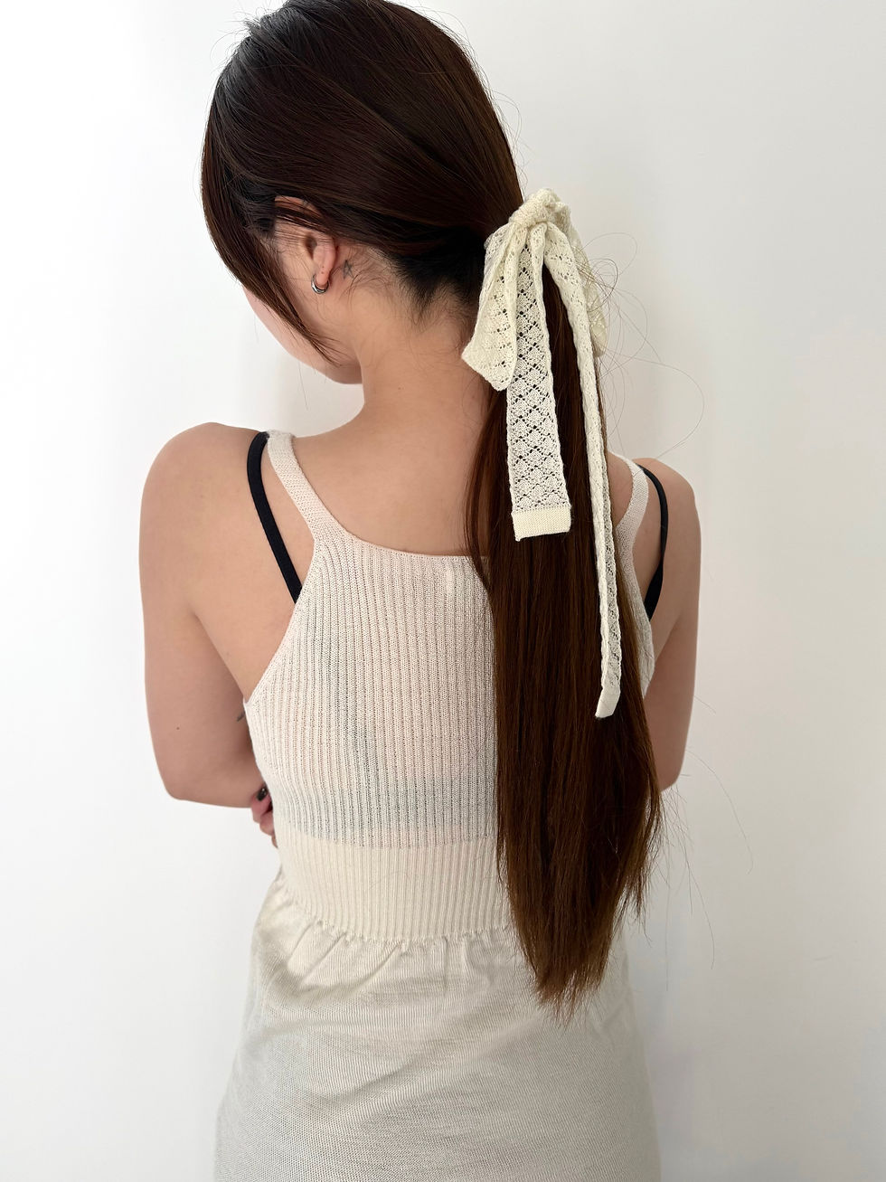 サムネイル： Knit Mini OP+ Choker/White