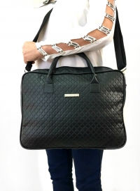 Miniatura: Bolsa Feminina pasta executiva preto VICCINA