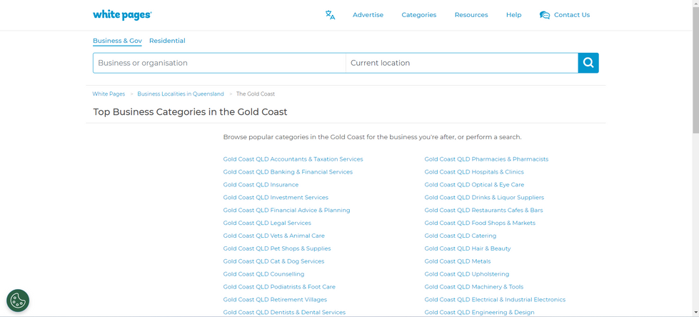 Generating leads through white pages
