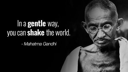In a gentle way, you can shake the world