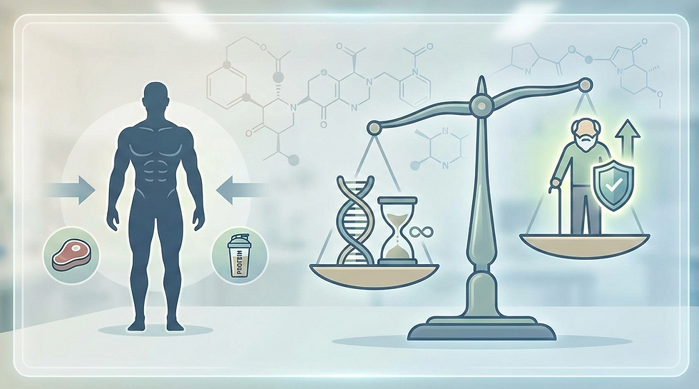 Protein & Longevity: Wie viel Protein wirklich gesund ist