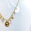Thumbnail: 18k Gold Plated Charm Necklace