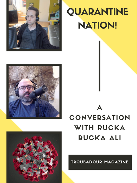 Quarantine Nation! A Conversation with Rucka Rucka Ali