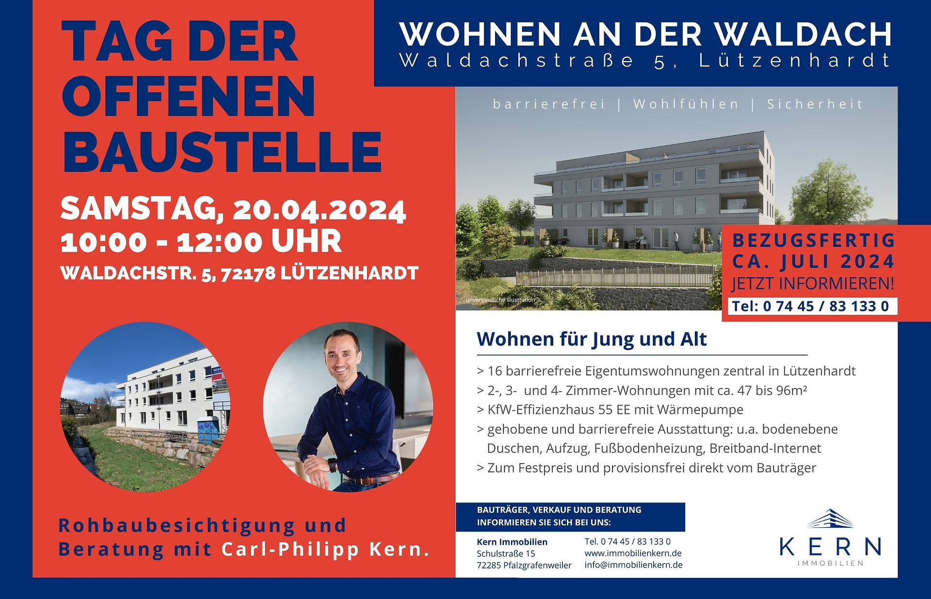 Anzeige zum Tag der offenen Baustelle