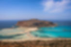 Balos beach crete in greece