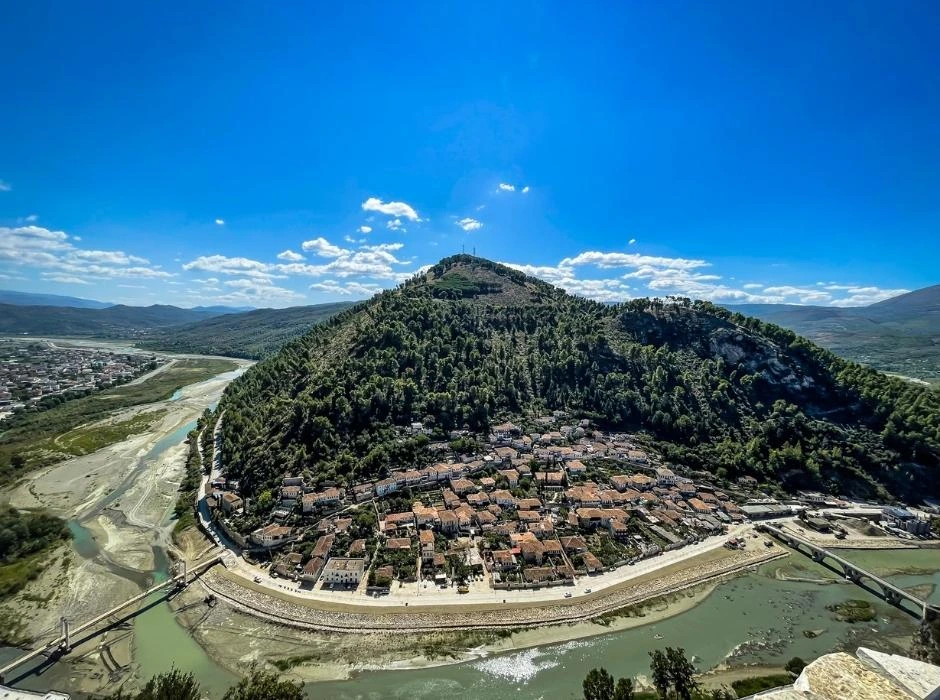 viewpoint berat castle albania