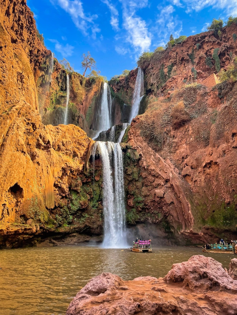 ouzoud waterfalls marrakesh morocco