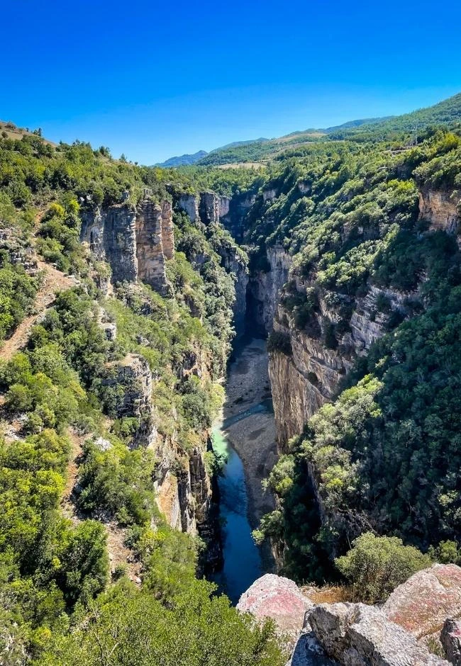 Osumi Canyon berat Albania