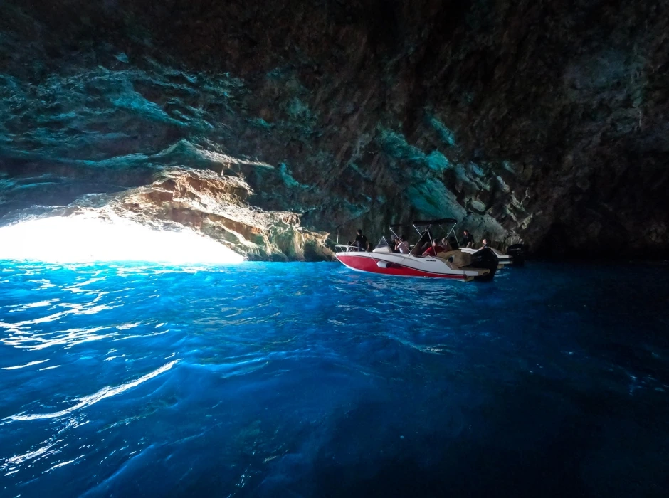 boat tour blue cave kotor montenegro