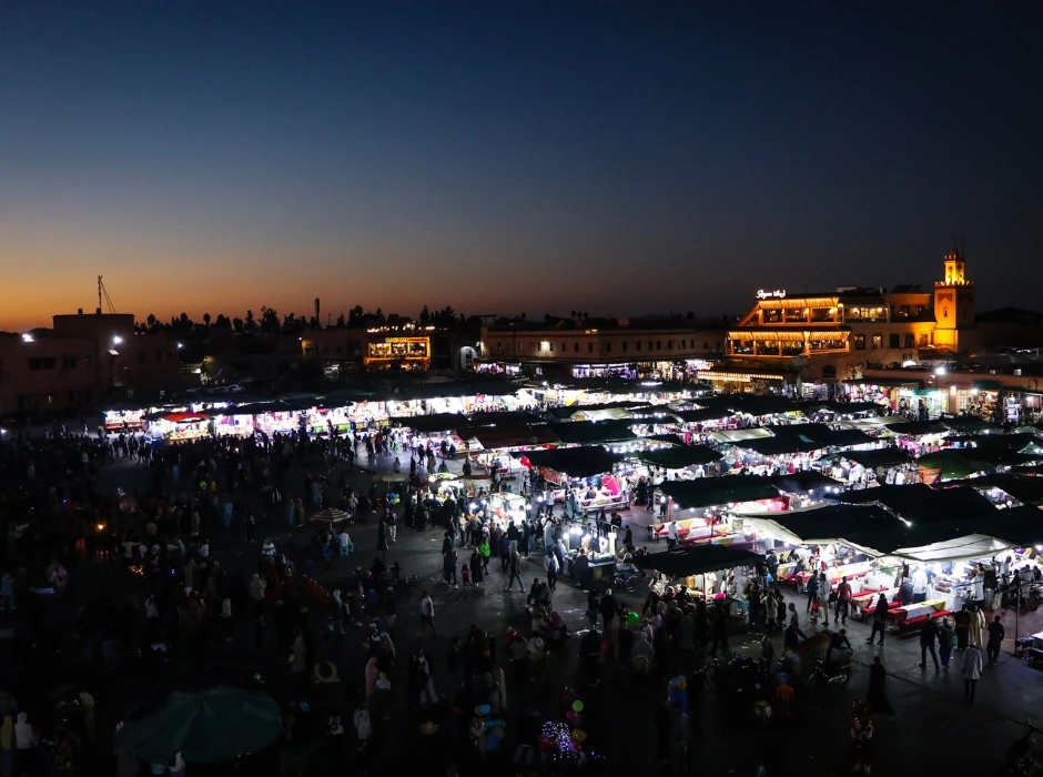 Jemaa el-fna marrakesh morocco