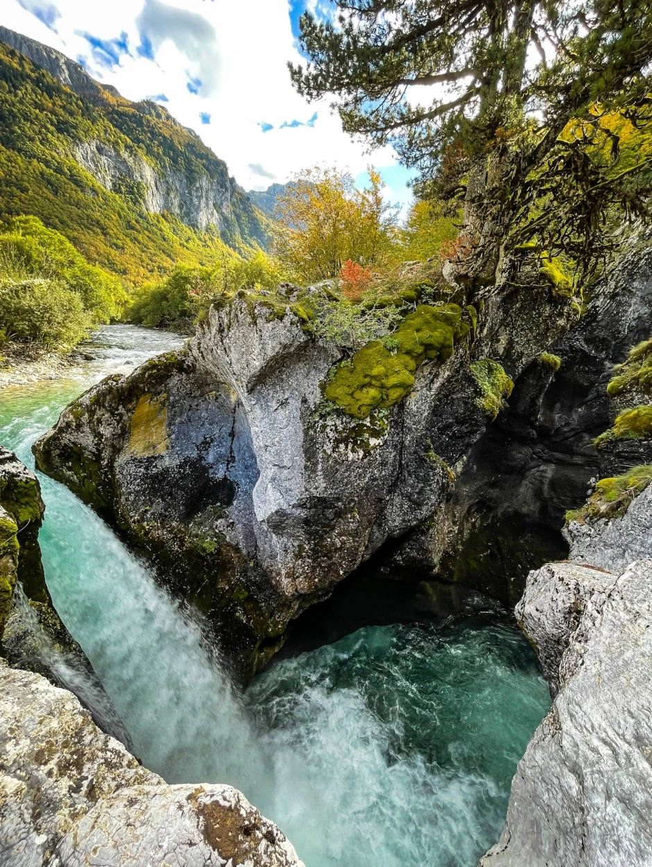 Grlja waterfall prokletije national park