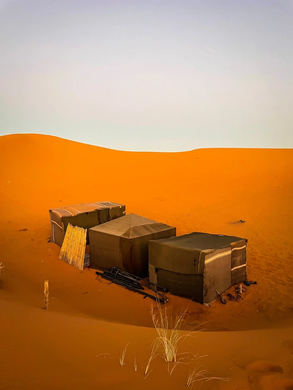 tents merzouga desert morocco