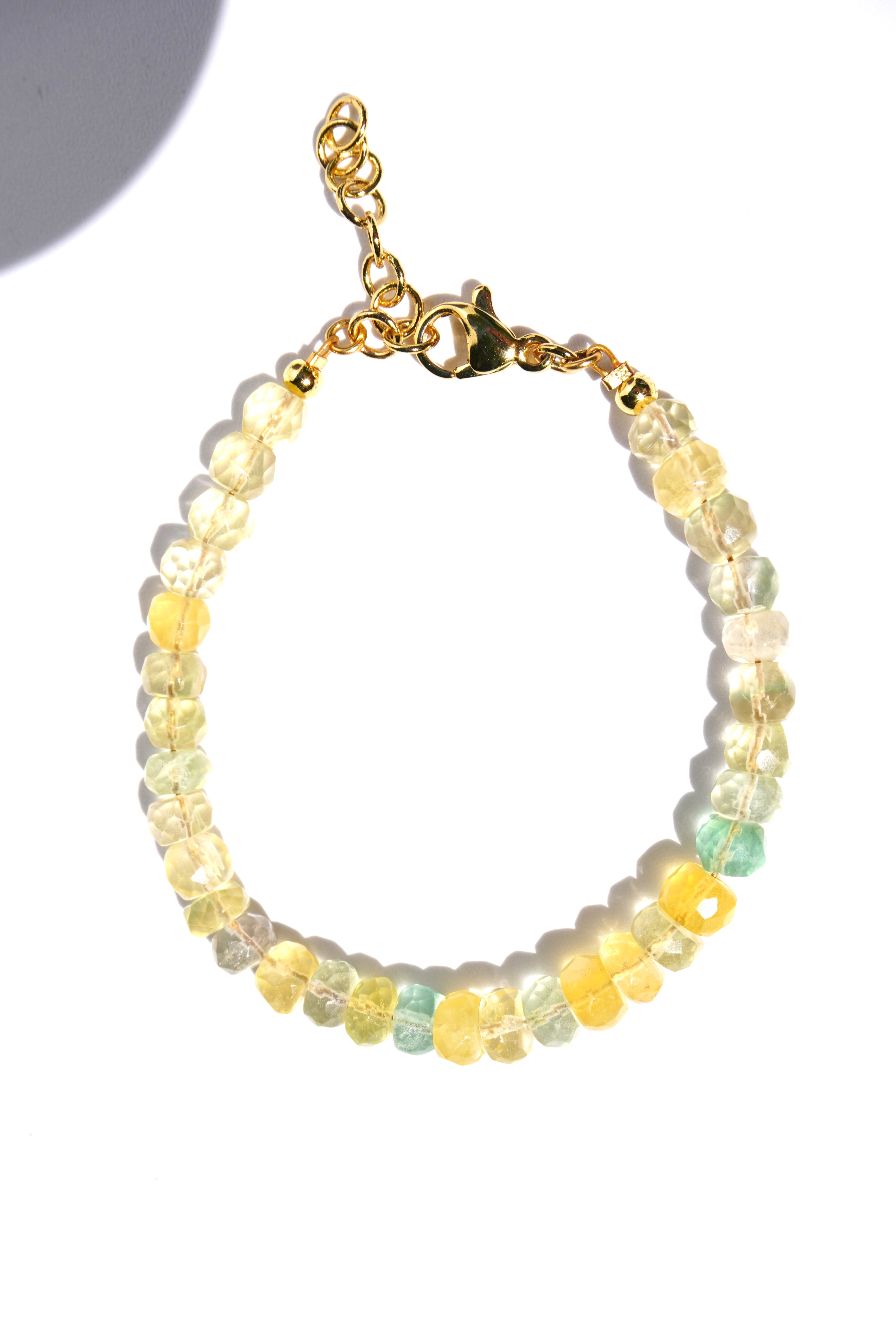 Yellow Fluorite Bracelet - product image 1 by TaliaJonelle Jewelry