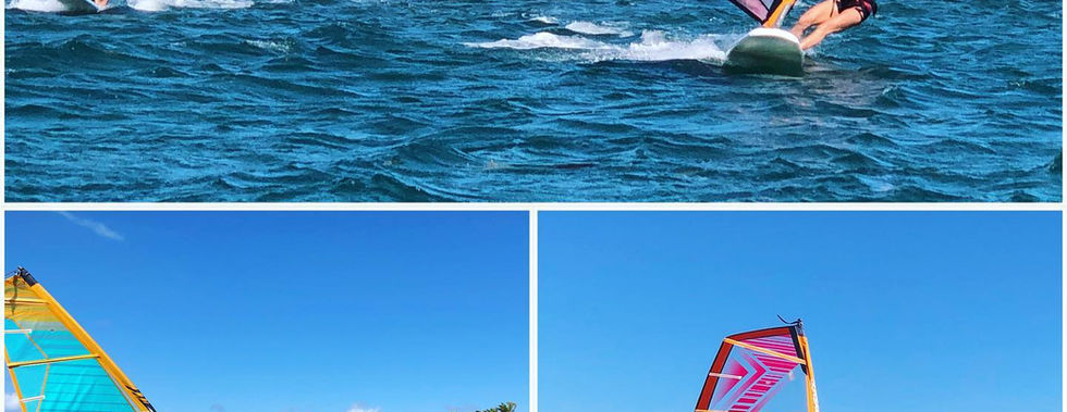 Kite paddle wing and windsurfing school and rental in Martinique