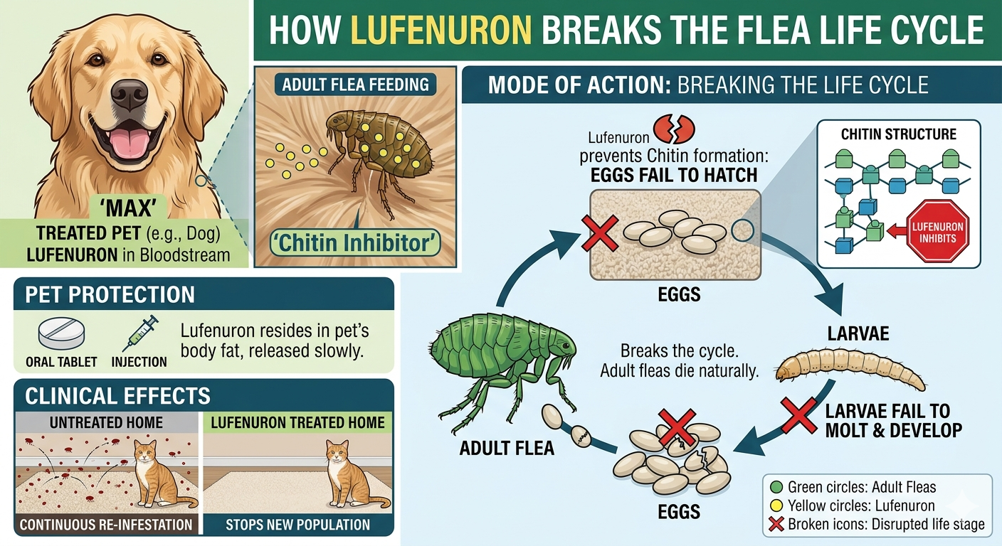 Lufenuron, 1 Year Supply For Cats & Dogs
