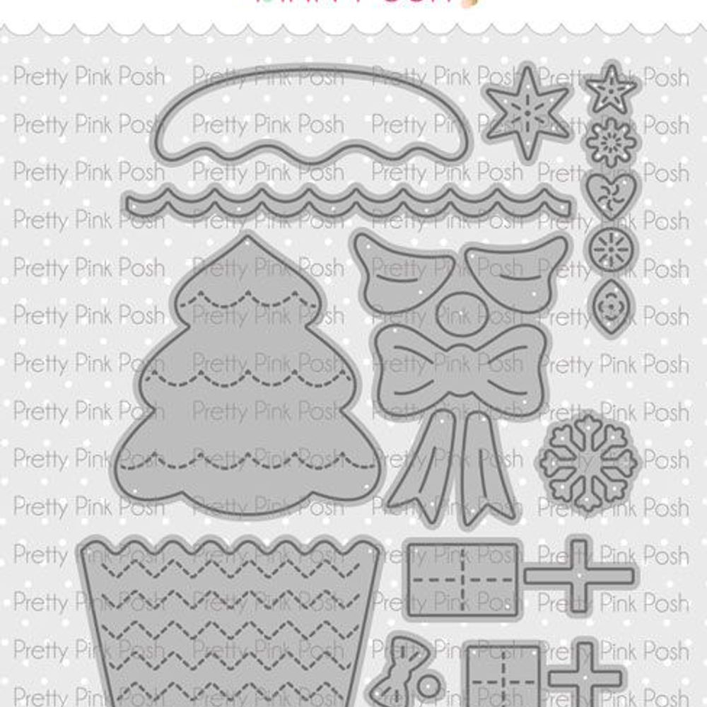 Big Christmas Cupcake Die Set