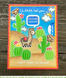 Thumbnail: Llama Tell You Clear Stamp & Die Bundle
