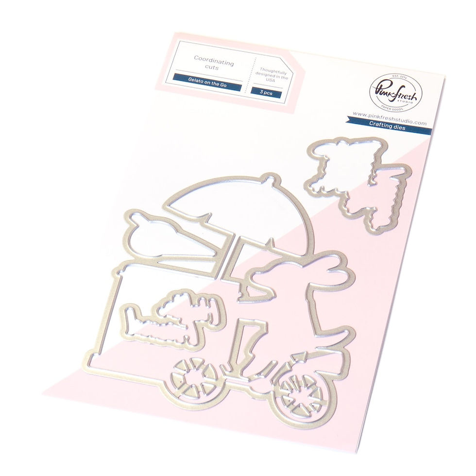 Thumbnail: Gelato on the Go stamp, stencil & Die Bundle