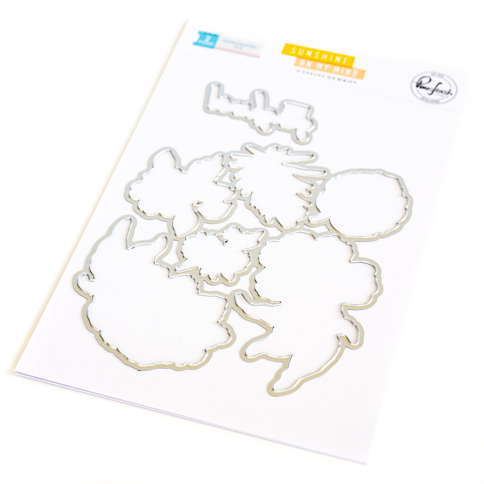 Thumbnail: Sunshine on my Mind: Clear Stamp, Stencil & Die Bundle