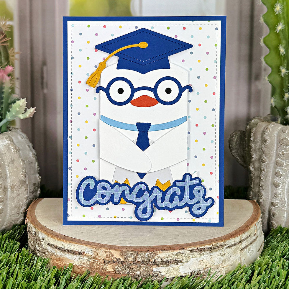 Thumbnail: Woodland Critter Huggers Graduation Add-On Dies