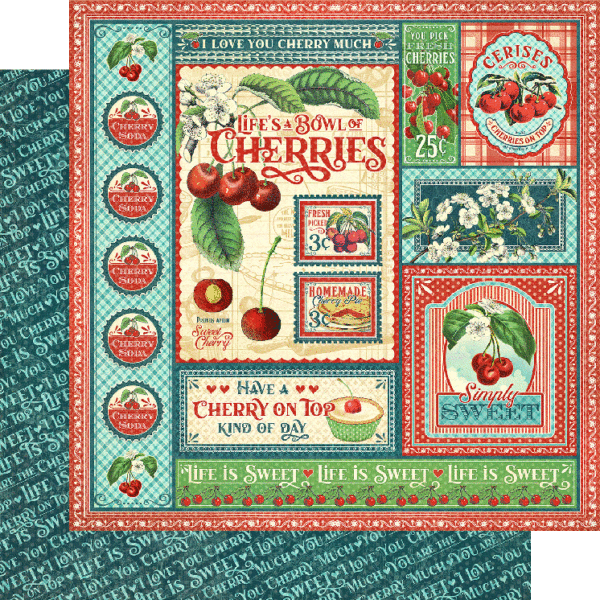 Thumbnail: 12"x12" Collection Pack - Life's a Bowl of Cherries