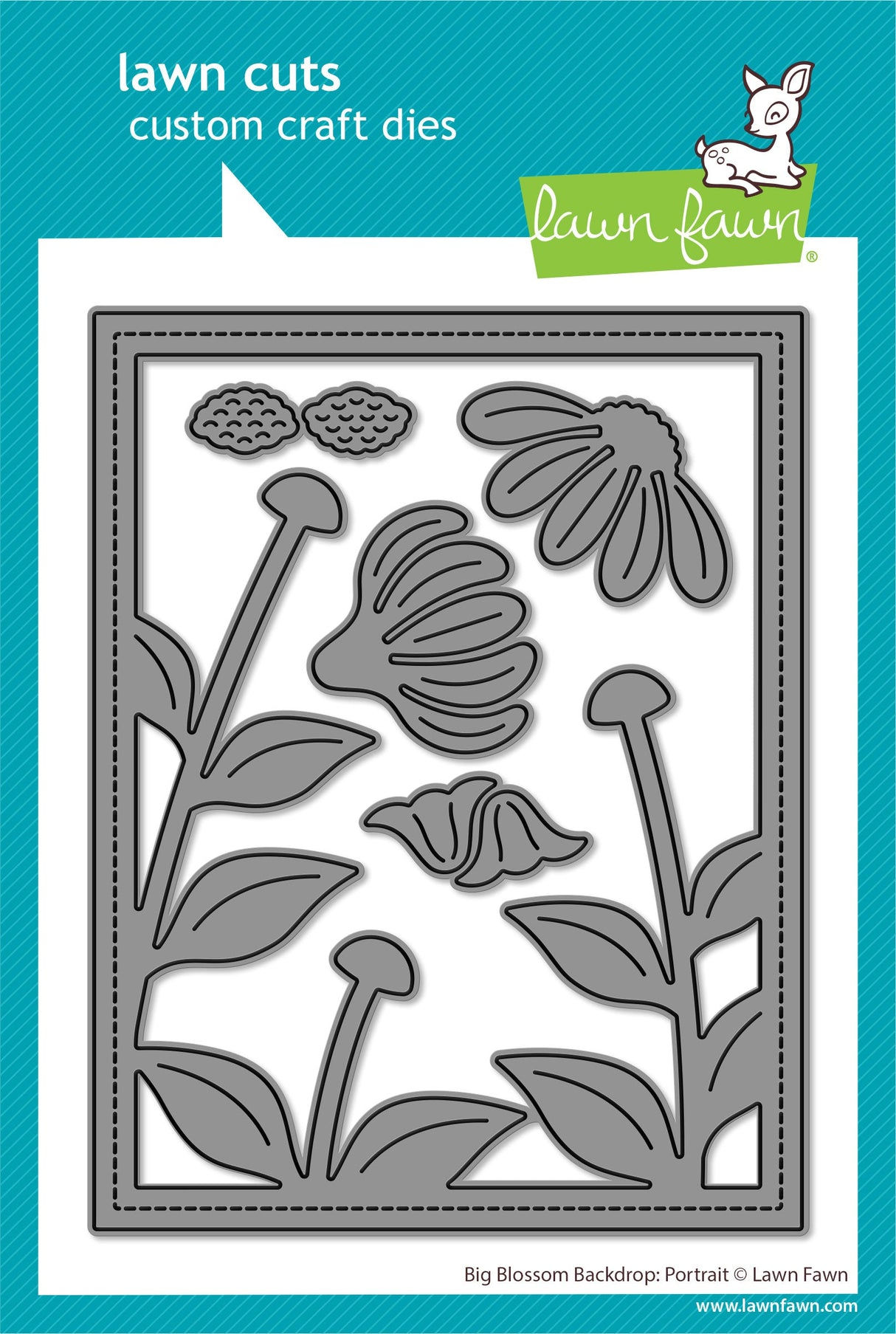 big blossom backdrop: portrait Die