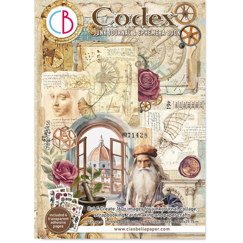 Codex Junk Journal & Ephemera Book A4 32/Pkg | CSCS