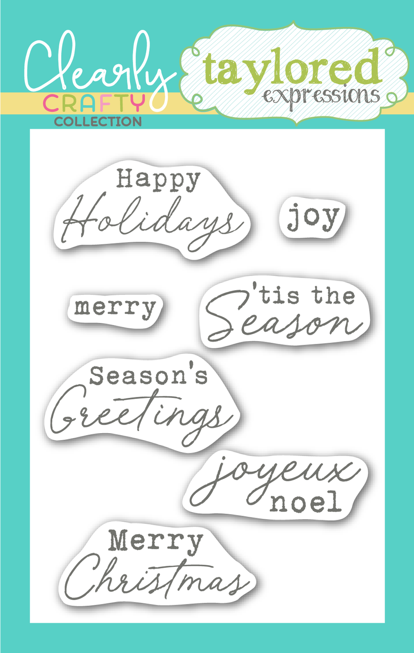 Signature Sentiments Clear Stamp - Holiday