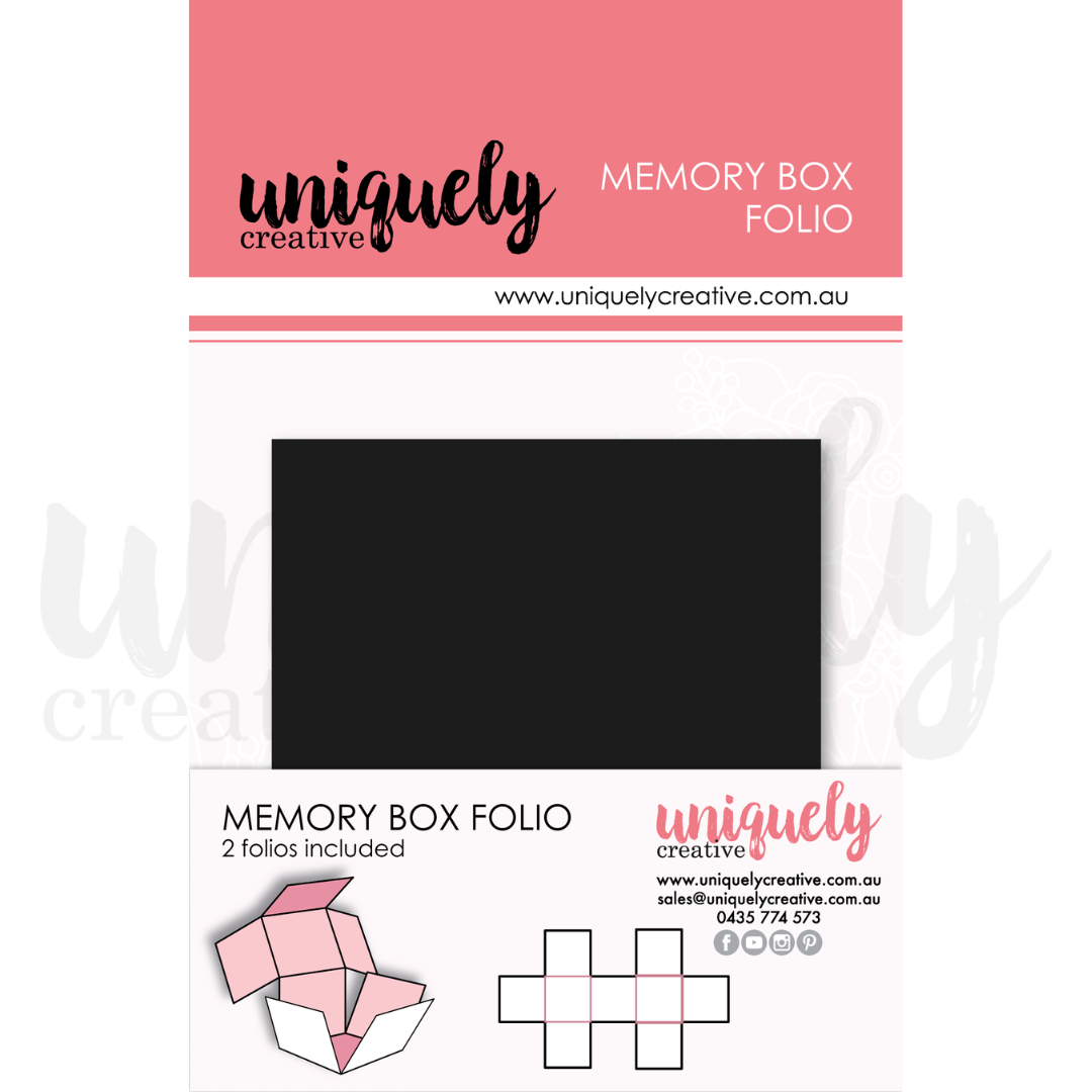 Memory Box Folio - Black