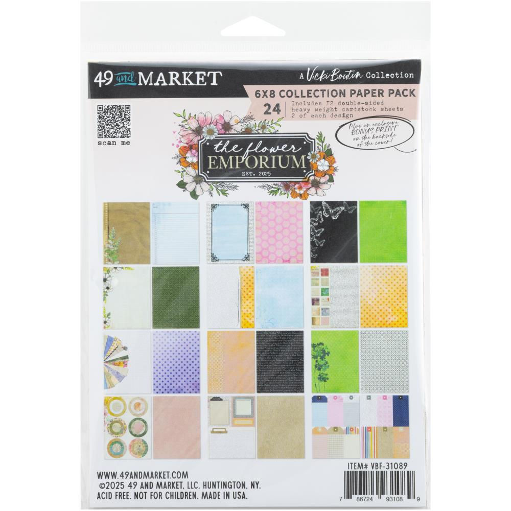 6x8 Collection Pack The Flower Emporium Vicki Boutin