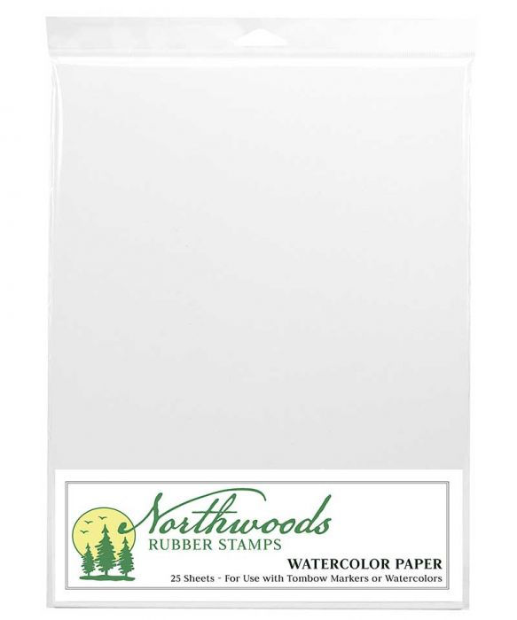 Northwoods Watercolor Paper 25pcs.