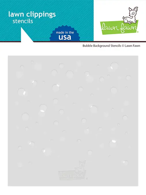 Bubbles Background Stencil