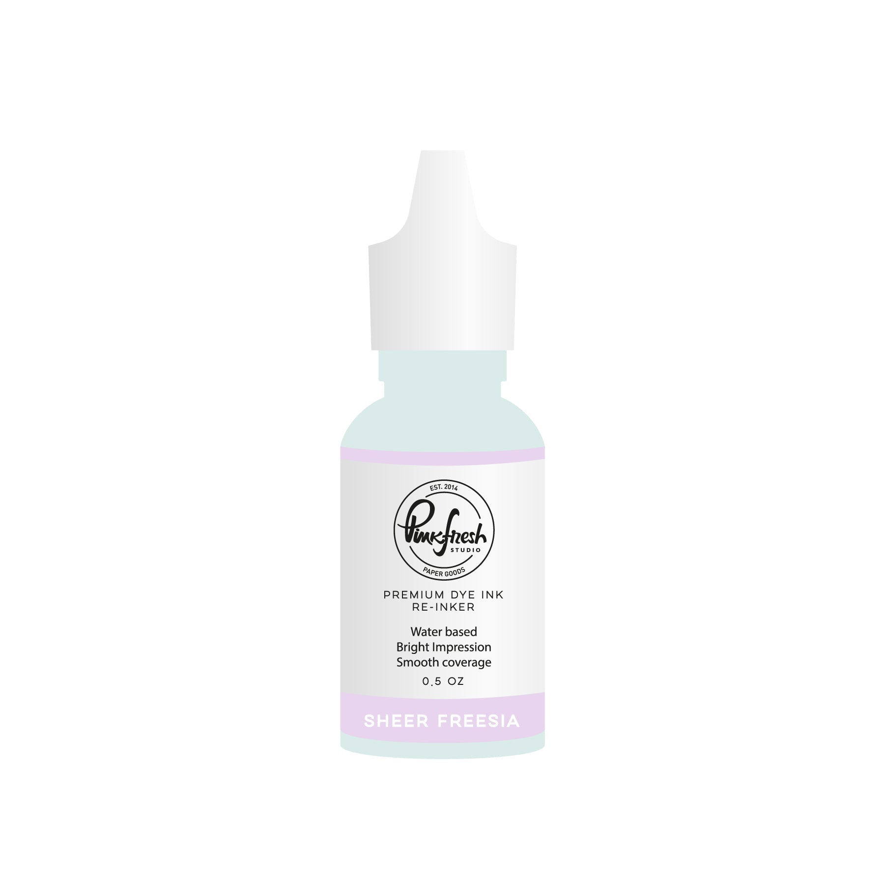 Sheer Freesia - PinkFresh Studios Re-Inker .05oz Bottle