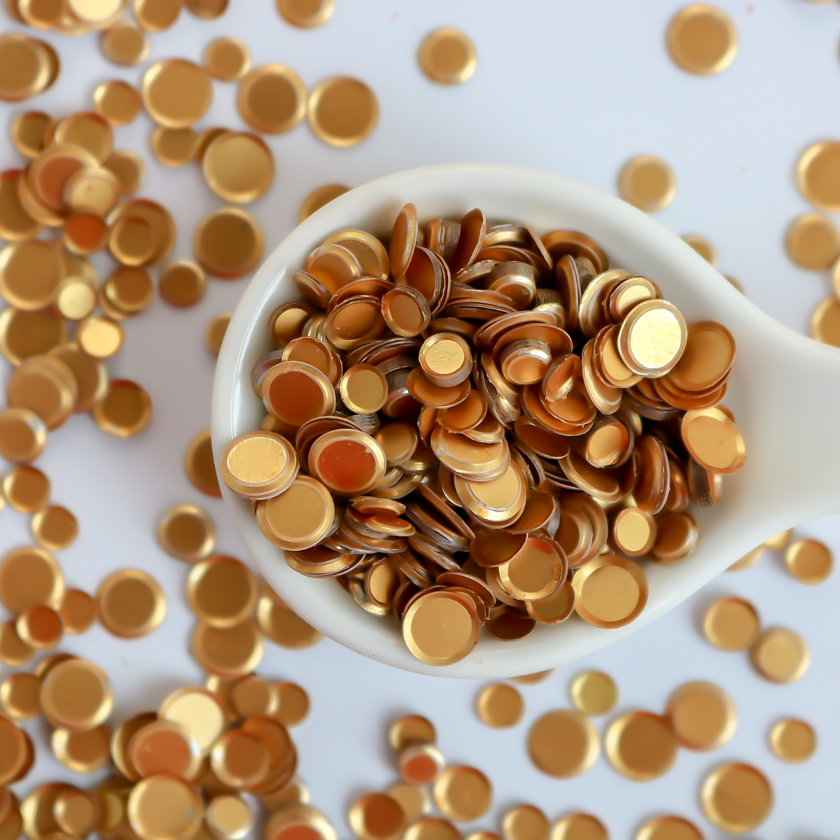 Satin Gold Sequin Confetti