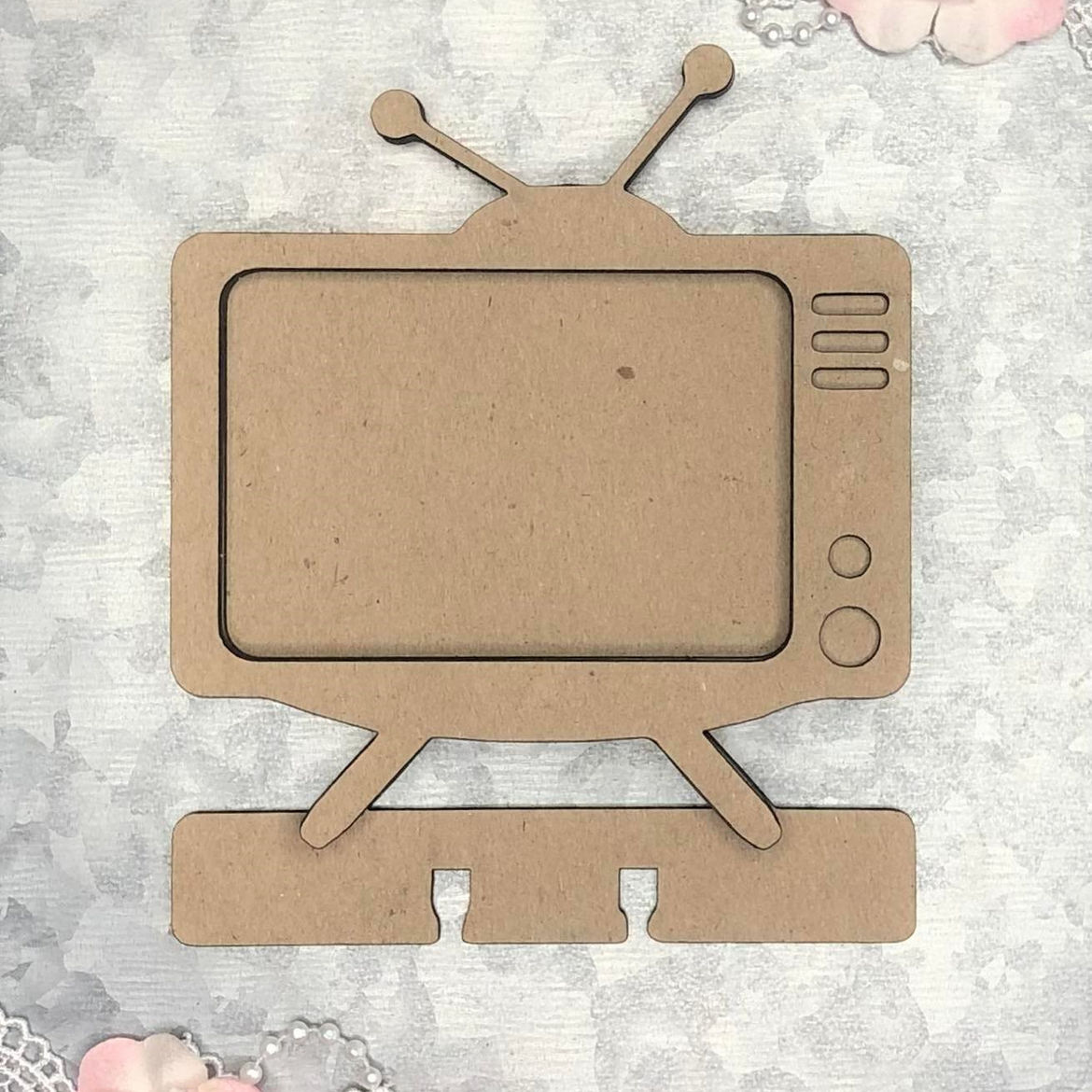 Television Chipboard Shaker Memory Dex Card
