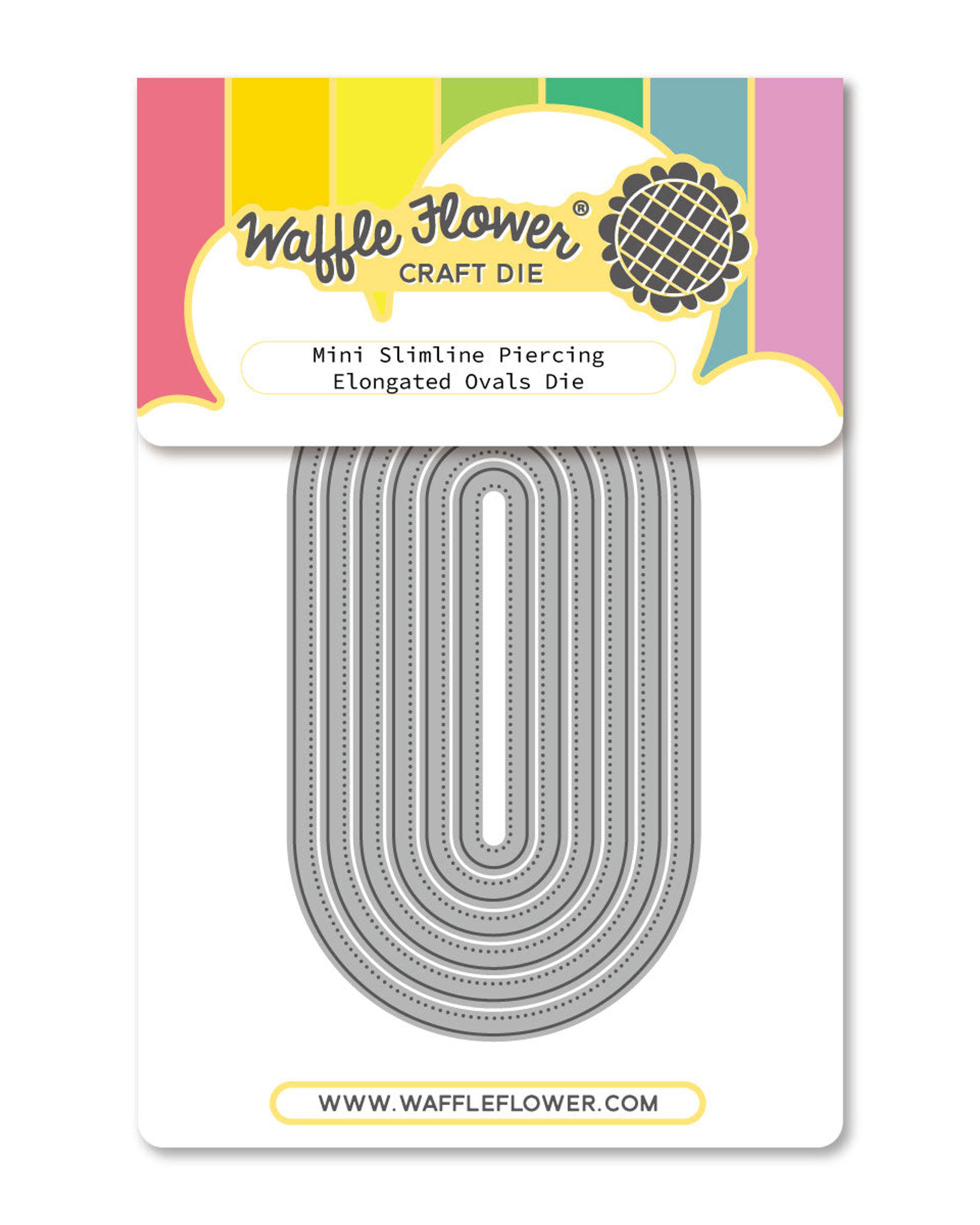 Mini Slimline Piercing Elongated Ovals Die