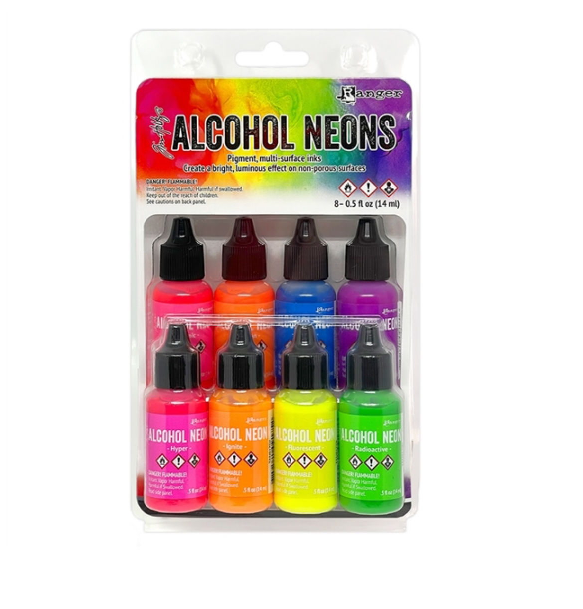 Ranger Tim Holtz Alcohol Neon 8 pk